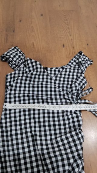 Abito Tally Weijl a quadri nero/bianco