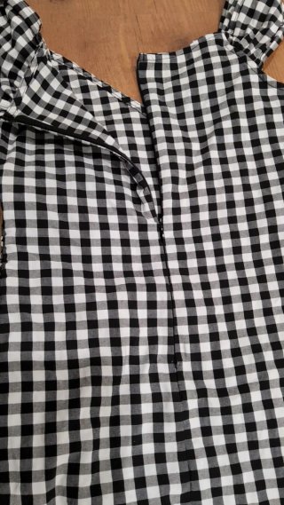 Abito Tally Weijl a quadri nero/bianco