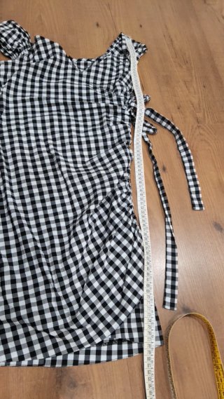 Abito Tally Weijl a quadri nero/bianco