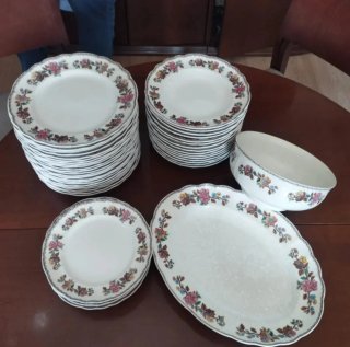 Vajilla San Claudio Porcelana Flores