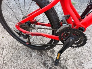 Bicicleta MTB XC Roja