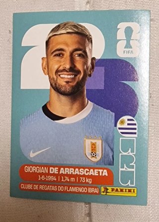 Cromo Giorgian De Arrascaeta Panini