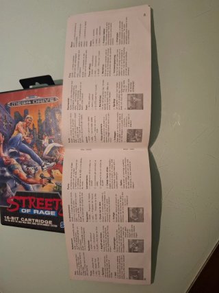Streets of Rage Mega Drive Sega