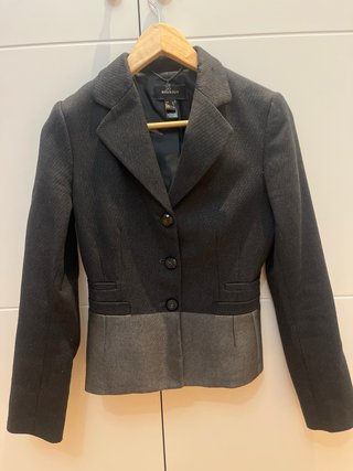 Conjunto Sastre Mango Suit Negro y Gris