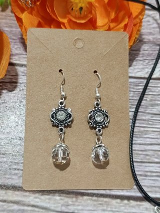Conjunto Vintage Pendientes y Collar