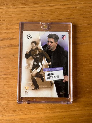 Carta Futbol Diego Simeone Topps 2090