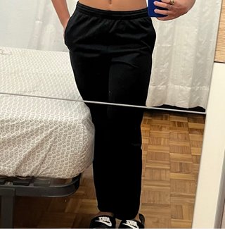 Pantalón de chándal deportivo mujer negro
