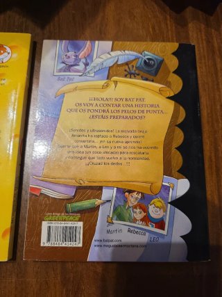 Lote 2 libros Bat Pat 2. Brujas a medianoche, y