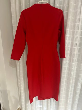Vestido Zara Rojo Elegante