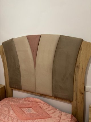 Armario puertas correderas madera y blanco