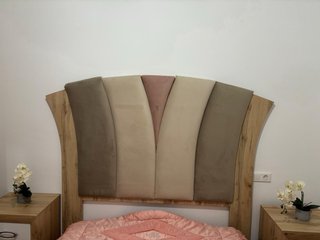 Armario puertas correderas madera y blanco