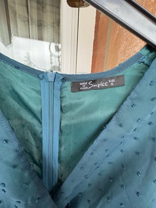 Vestido Talla S Teal