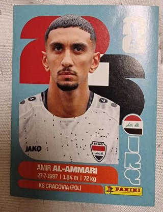Cromo Amir Al-Ammari Panini