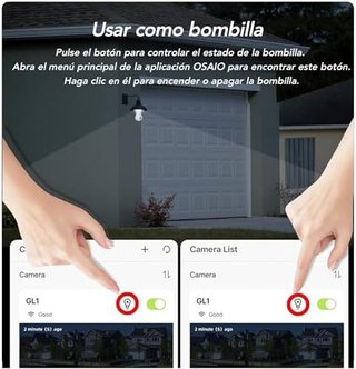 Cámara Bombilla GNCC GL1 2K Exterior