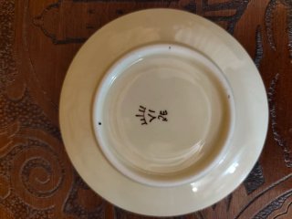 Plato Decorativo Porcelana Marina Galeones