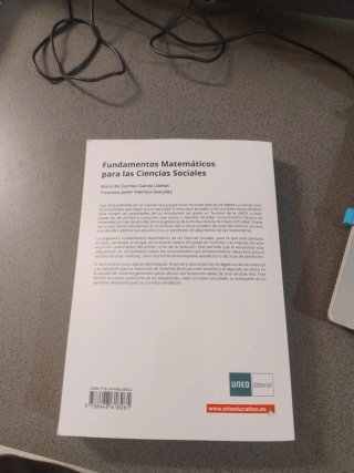 Fundamentos matemáticos para ciencias sociales