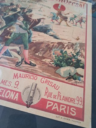 Cartel Mechero Universal Mauricio Grisau