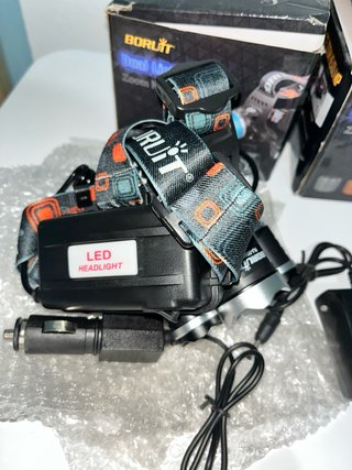 Linterna Frontal Boruit a bateria