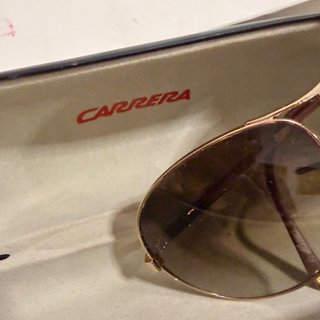 Gafas de sol Carrera Aviador Doradas Marrones