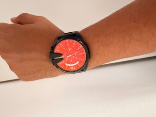 Reloj Diesel Negro y Rojo