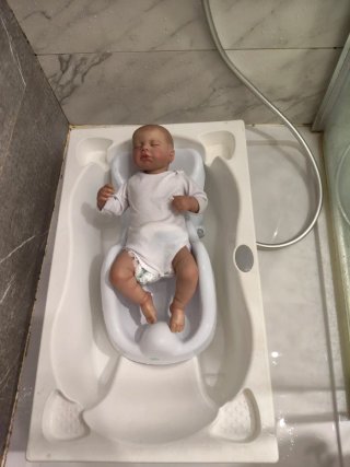 Bañera bebé con adaptador anatómico