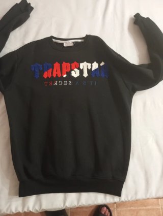 Sudadera Trapstar Negra Multicolor