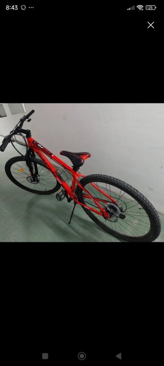 Bicicleta de montaña Raleigh Roja