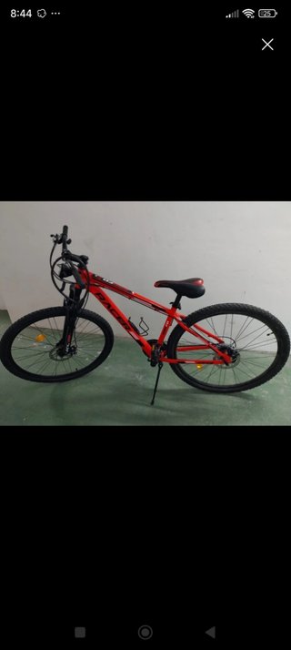 Bicicleta de montaña Raleigh Roja