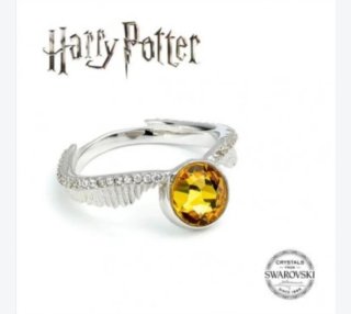 Anillo Snitch Dorada Swarovski Harry Potter