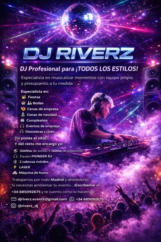 DJ PARA FIESTAS Y EVENTOS DISCO-MÓVIL