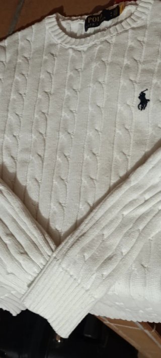 Jersey Polo Ralph Lauren Blanco Talla M