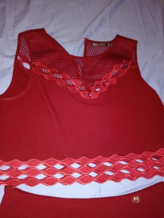 Conjunto rojo mujer
