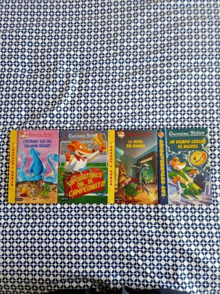 4 libros Gerónimo Stilton