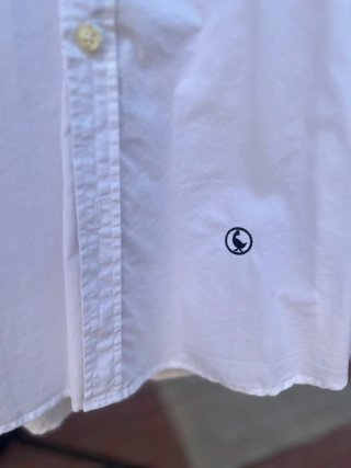 Camisa Ganso Caballero Blanca cuello Mao