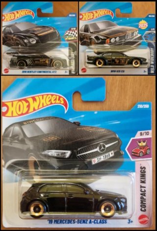 HotWheels Set 3 Cars (Bentley, BMW, Mercedes)