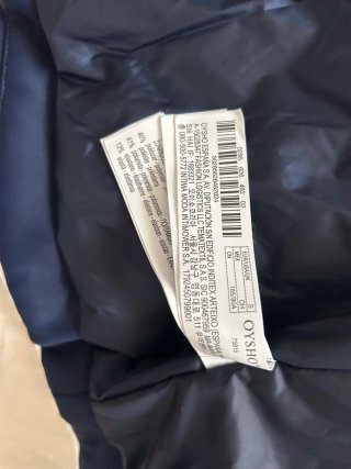 Chaqueta de esquí Oysho azul y blanca Talla S