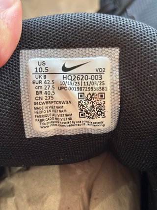 Nike Metcon 10 Talla 42.5 Negro/Gris