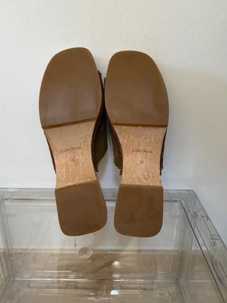 Zuecos Madera Ante Marrón & Other Stories
