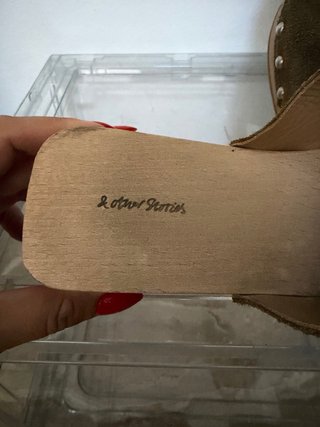 Zuecos Madera Ante Marrón & Other Stories