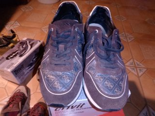 Zapatillas Guess Marrón y Multicolor Talla 44