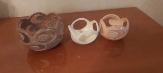 Portacandele in Ceramica