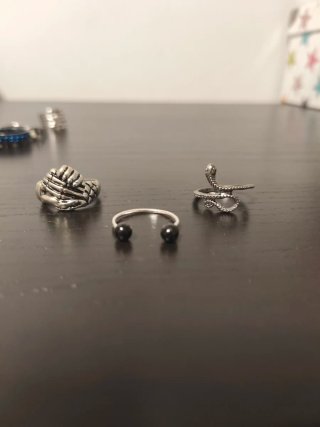 Conjunto de 3 Anillos Ajustables