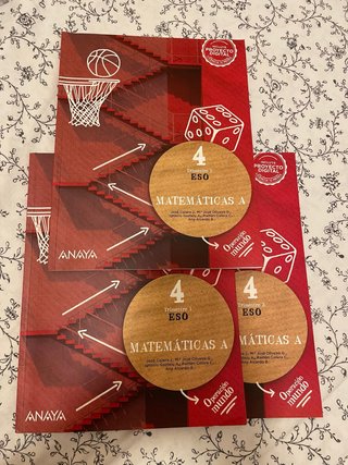 Libros de cuarto de la eso de mates