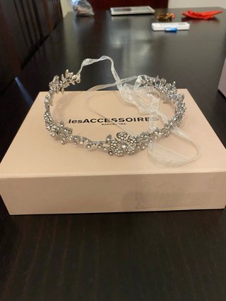 Tiara Novia Pronovias Plata