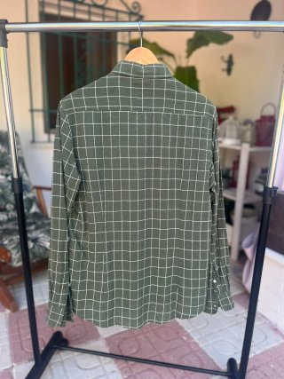 Camisa de cuadros verde para caballero ESTRENAR