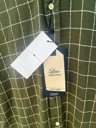 Camisa de cuadros verde para caballero ESTRENAR