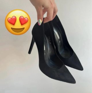 Tacones negros talla 37