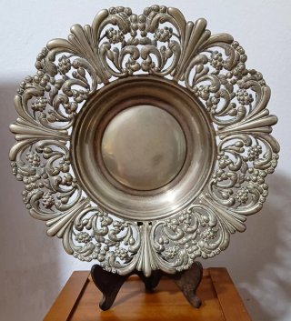 Centro de Mesa Antiguo Alpaca 25cm