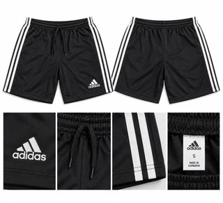 Pantalón corto Adidas 3-Stripes Negro