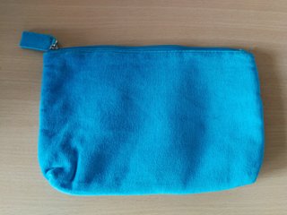 Neceser de terciopelo azul